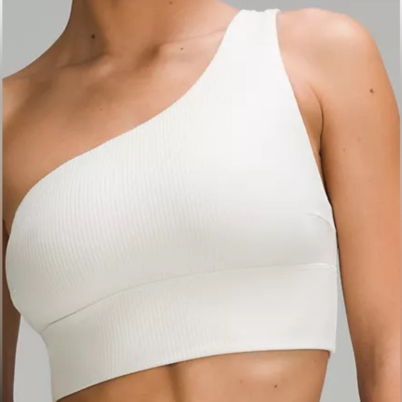 LULULEMON ALIGN ASYM RIB BRA C/D SHINE SIZE 6 and 8 NWT - Picture 4 of 5